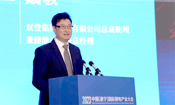 雙登集團(tuán)股份有限公司總裁助理兼儲能產(chǎn)品線總經(jīng)理戴駿：高原長時(shí)新能源專用儲能系統(tǒng)